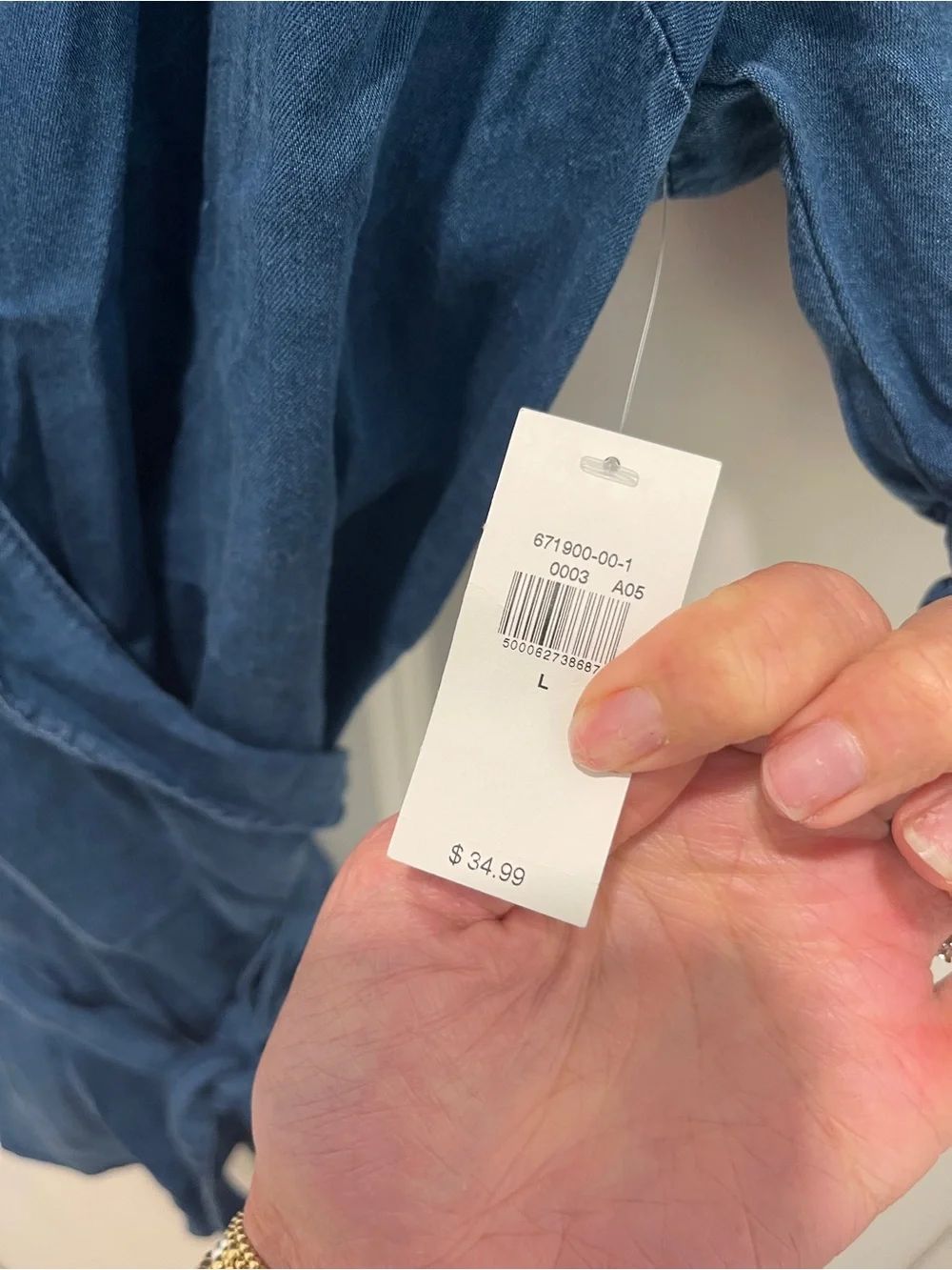 Old Navy lightweight chambray